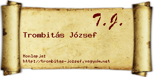 Trombitás József névjegykártya